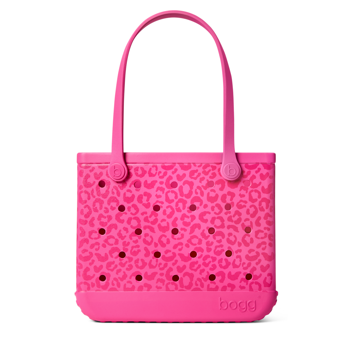 Medium Washable Tote Bag Purrr-fectly Pink Leopard for Travel and Errands