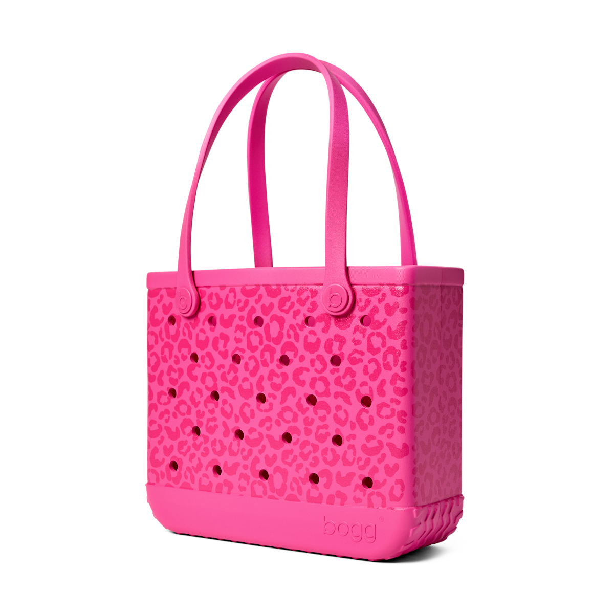 Medium Washable Tote Bag Purrr-fectly Pink Leopard for Travel and Errands