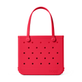 Medium Washable Tote Bag Off to the Races Red for Travel and Errands
