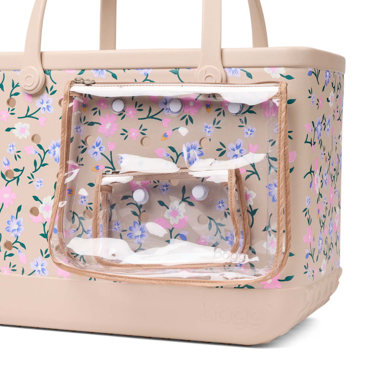 Large Washable Tote Bag Spring Love for Travel and Errands