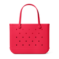 Large Washable Tote Bag Off to the Races Red for Travel and Errands
