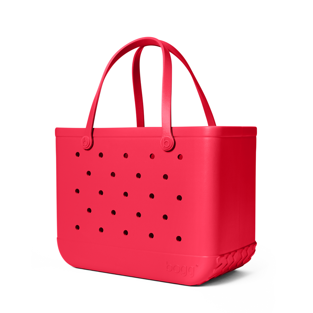 Large Washable Tote Bag Off to the Races Red for Travel and Errands