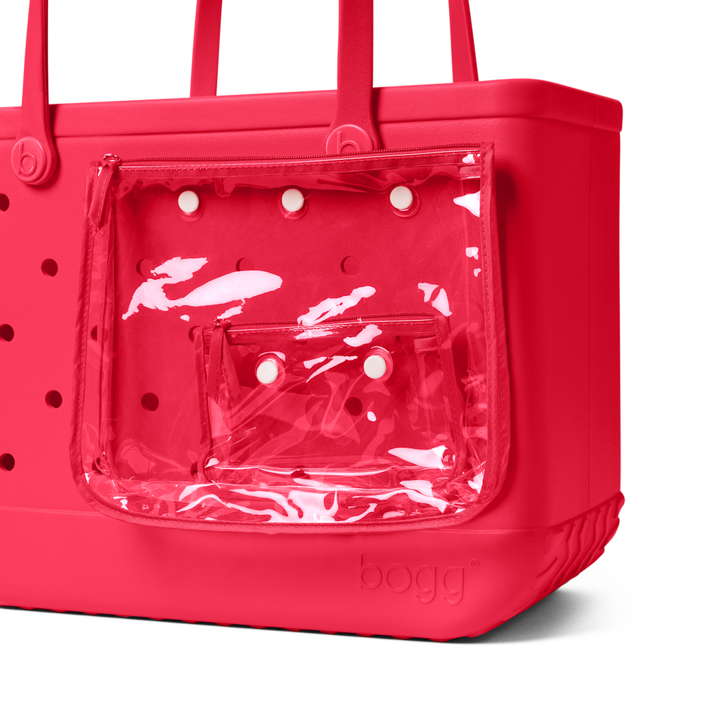 Large Washable Tote Bag Off to the Races Red for Travel and Errands