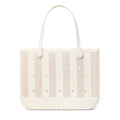 Large Washable Tote Bag Beachside Stripe for Travel and Errands