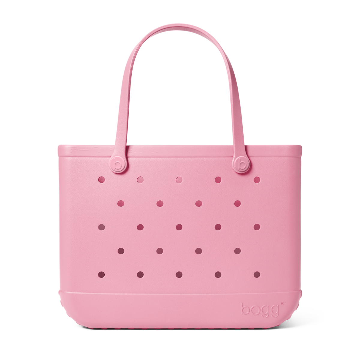 Large Washable Tote Bag Blowing Pink Bubbles for Travel and Errands