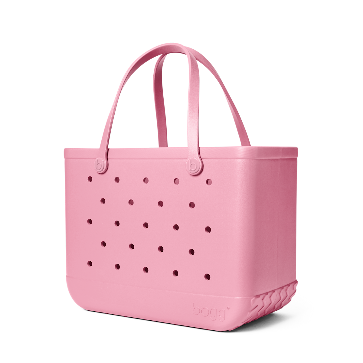 Large Washable Tote Bag Blowing Pink Bubbles for Travel and Errands