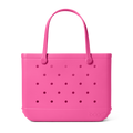 Large Washable Tote Bag Haute Pink for Travel and Errands