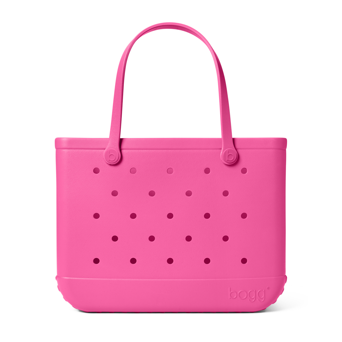 Large Washable Tote Bag Haute Pink for Travel and Errands