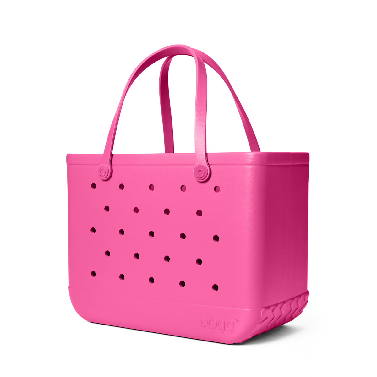 Large Washable Tote Bag Haute Pink for Travel and Errands