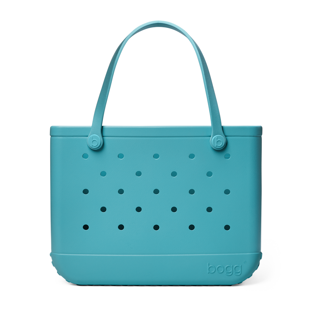 Large Washable Tote Bag Turquoise and Caicos for Travel and Errands