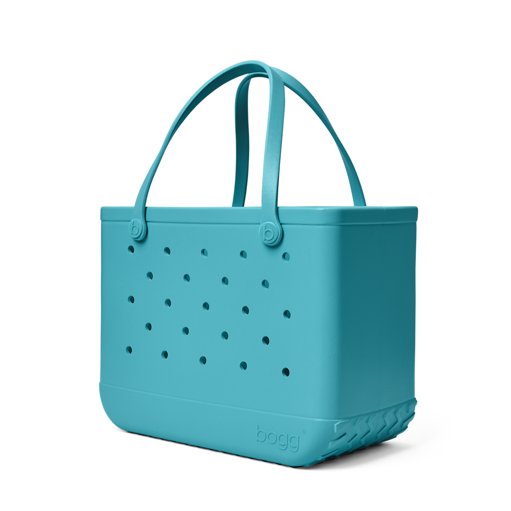 Large Washable Tote Bag Turquoise and Caicos for Travel and Errands