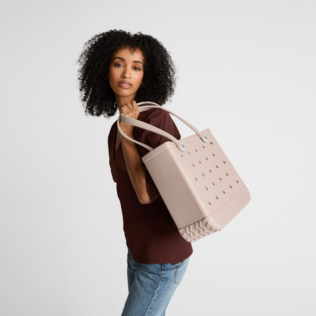 Medium Washable Tote Bag Haute Pink for Travel and Errands